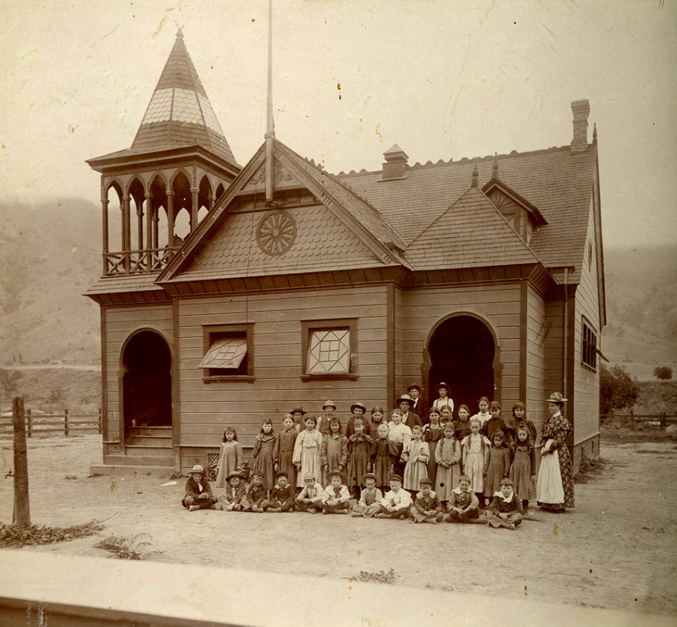 Sespe School, 1896 (built in 1889)