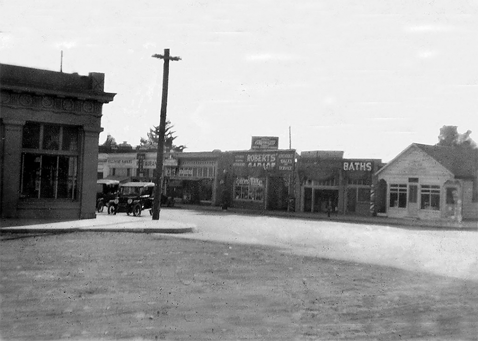 The Old School on Central Avenue, 1930 (built in 1874)