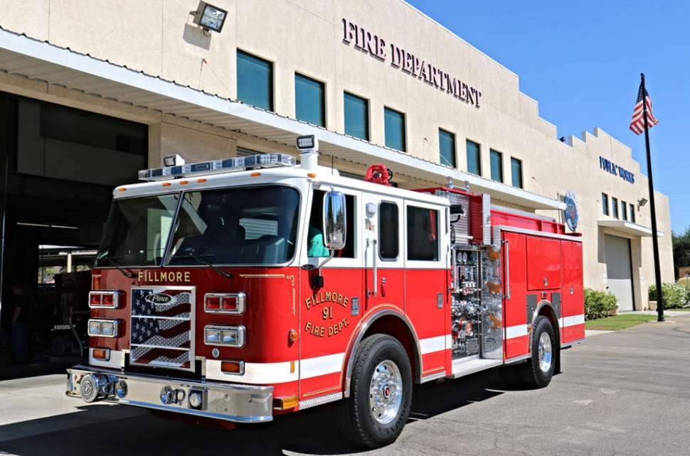 Fillmore Fire Chief Rigo Landeros indicated that the Fillmore Fire Department took possession of a new fire engine last week on Tuesday, September 30th, that will replace a 25-year-old engine that did not meet NFPA’s current standards.  The department purchased the $450,000 engine with a Community Development Block Grant approved by the City Council.  This new modern fire engine will help Fillmore Fire Department provide the best service possible to the citizens of Fillmore, along with help fighting fires during mutual-aid operations in the county and across the state. Chief Landeros appreciates the continued support of the council and citizens of Fillmore. Photo by Sebastian Ramirez.