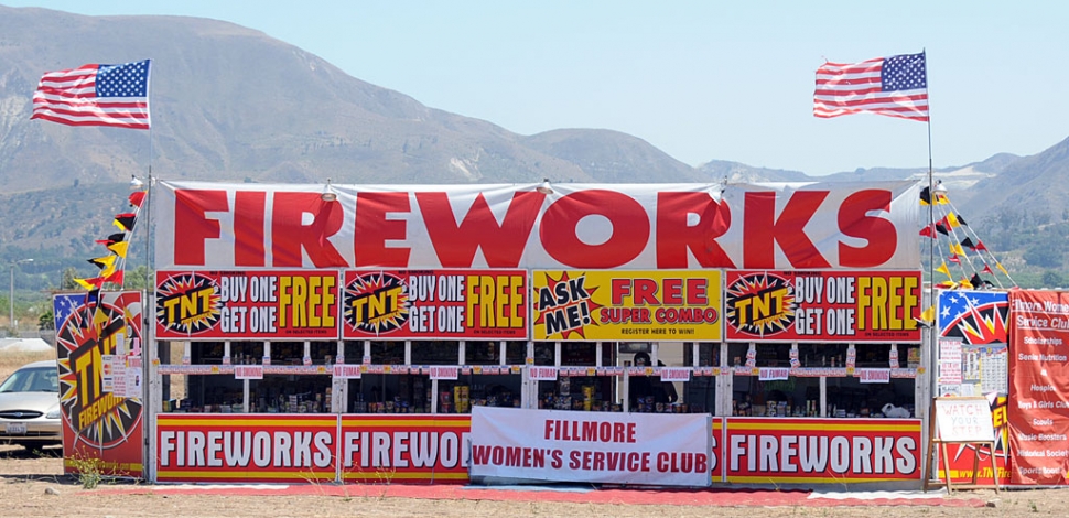 Fillmore Women’s Service Club was one of many booths that volunteers worked at during the 4th of July holiday.