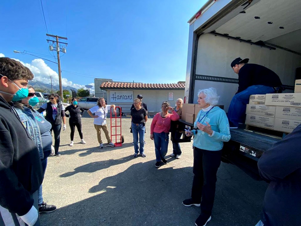 Thank you to Kay Wilson-Bolton and everyone who showed up early to help with the food bagging for food distribution at the SPIRIT of Santa Paula shelter. An extra big thank you to everyone who came out, including Adrianna Ocegueda, Brandy Lengning, Heather Merenda and her son Angelo. Thank you to the Fillmore people who committed to come and help. If you were unable to go, there will be opportunities in the future. The event was open to in-need households in the Santa Clara River Valley, including Fillmore and Piru. Food distribution started at 2:30 pm on March 21st at 1498 E Harvard Blvd, Santa Paula, Ca. Courtesy Fillmore City Council Member Manuel Minjares Facebook page.