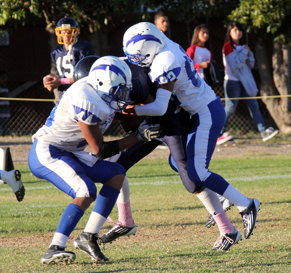 Justin Coert #44 and Joseph Rojas #82.