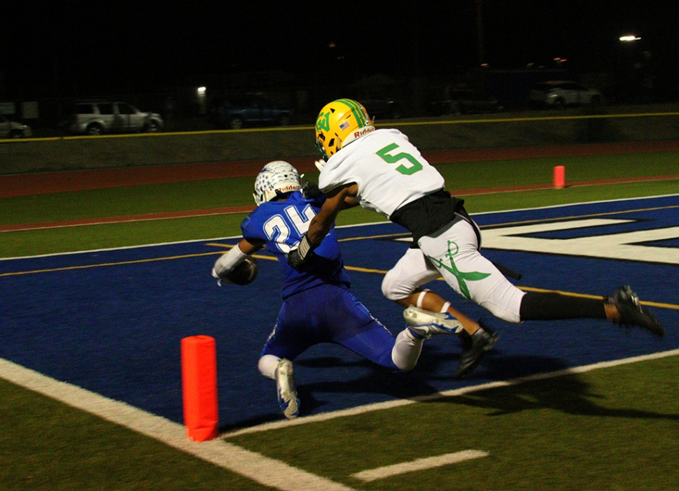 On Friday, November 5th, the Flashes hosted Coachella High School in the first round of C.I.F. Playoffs. Fillmore defeated Coachella Valley, 56-20, which will advance the Flashes (8-3 overall) to C.I.F. Southern Sectional Division 10 Quarter Finals. This game will take place Friday, November 12th, at 7:30pm, at Salesian High School (8-3 overall) in Downtown Los Angeles. Good Luck Flashes!