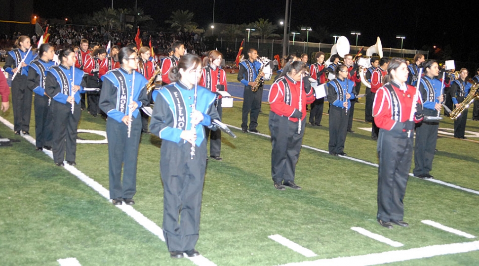 Fillmore High School Marching Band performed Friday night with Santa Paula. Both bands did an exceptional job.