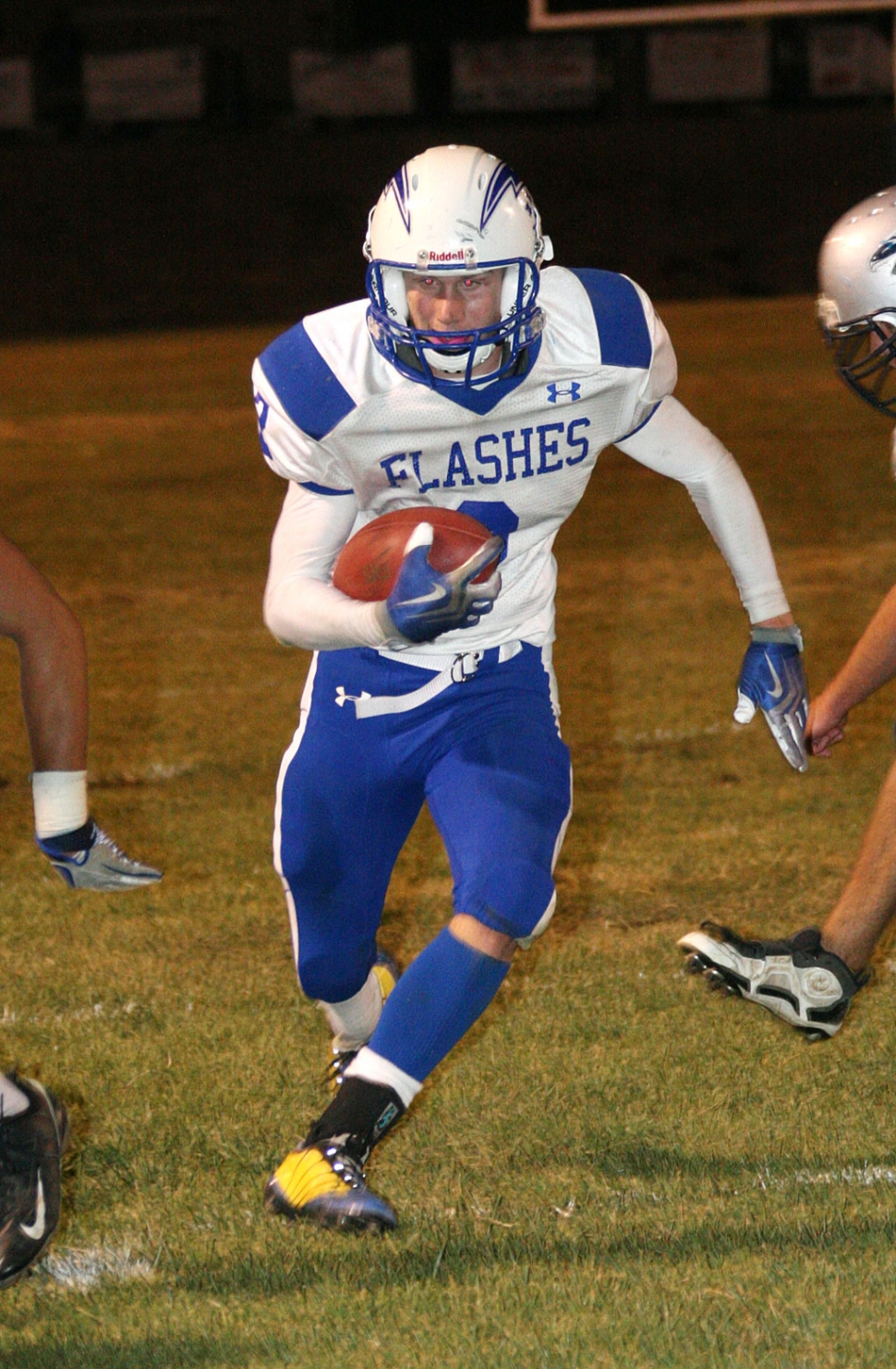 Ty Casey #2 rushed for a touchdown and had 8 tackles, 2 sacks and forced a fumble.