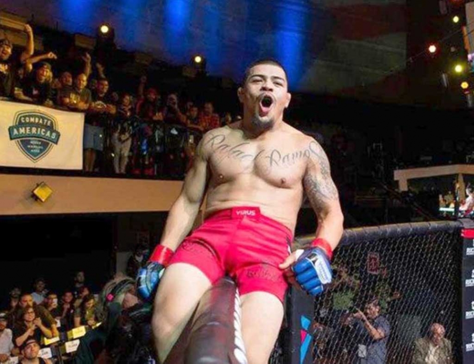 Jose “Froggy” Estrada after winning his 2nd Pro MMA Fight at the LA Exchange back in August 2016.