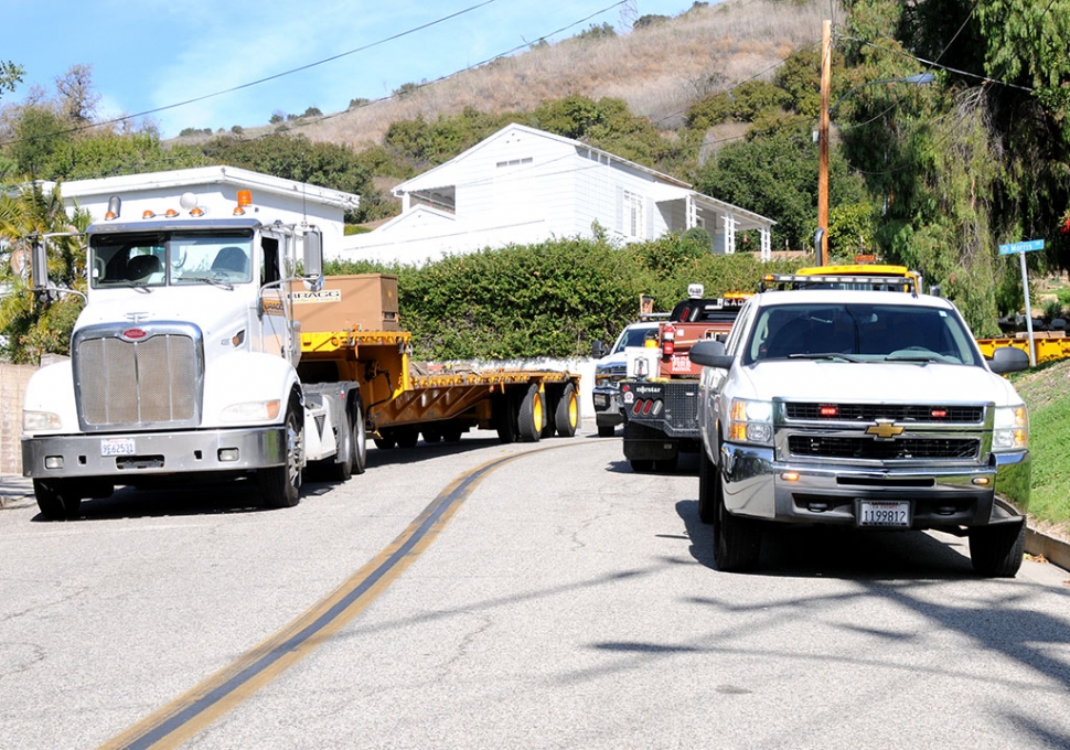 On Wednesday, January 8th at 10:40am a hazardous condition was reported at 317 Foothill Drive. Multiple crews responded quickly to the scene and found there was a gas line leak. No injuries were reported and cause of the leak is under investigation.