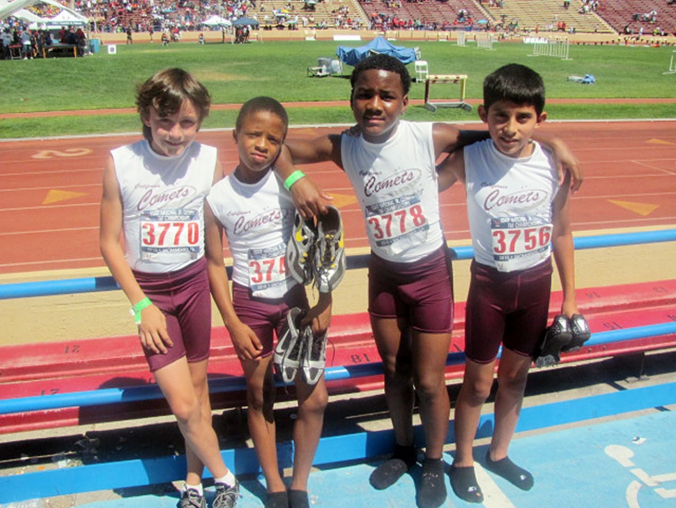 (l-r) Grant Levesque (Agoura Hills), Ezekial Bishop (Simi Valley), James Pledger (Santa Clarita), Fernando Gonzalez (Fillmore)