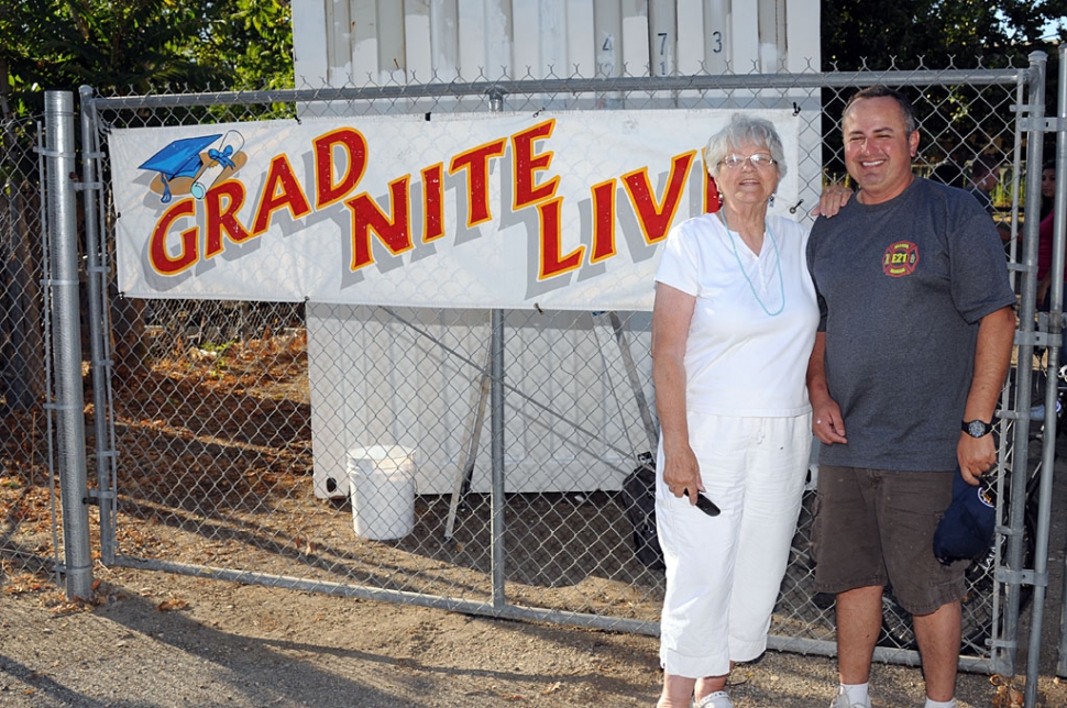 GNL President and Founder Raelene Chaney is picture with volunteer Leo Vazquez.