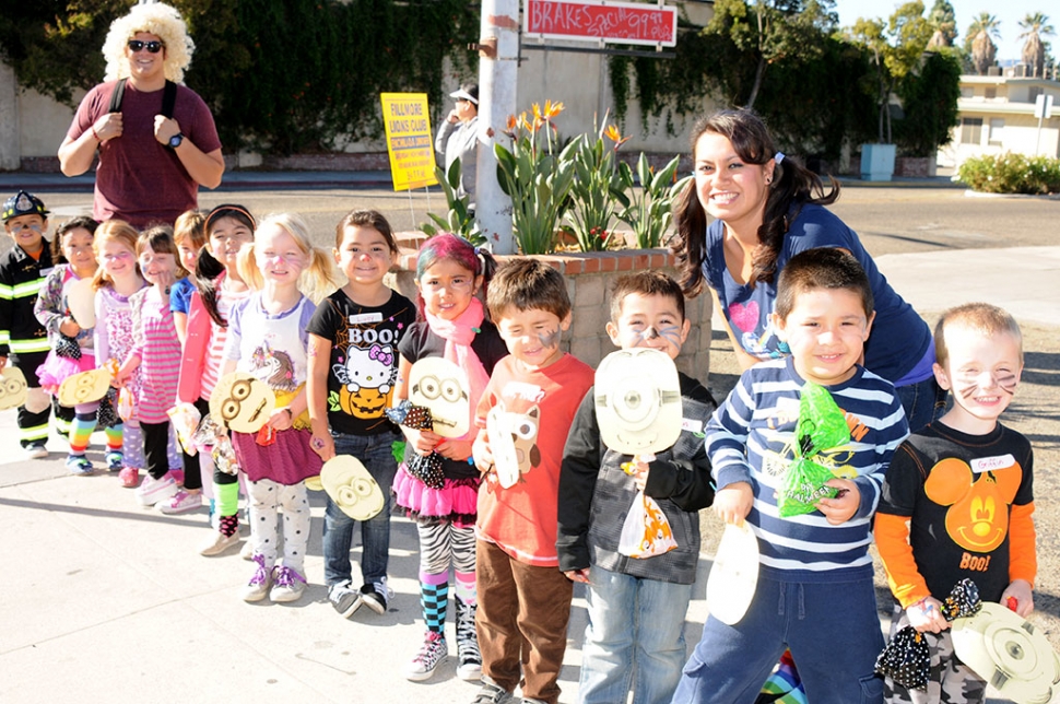 A group of little Minions were spotted walking through town last week, getting ready for Halloween. Happy faces one and all!