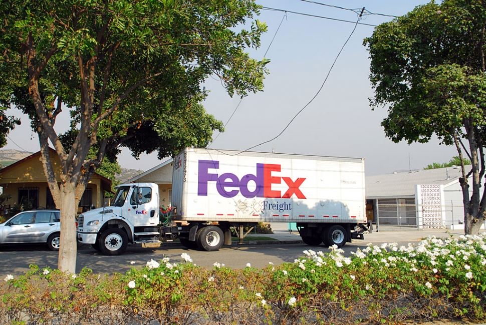 Edison was called out Tuesday at 4:25 p.m. when a FedEx truck hooked a low-slung power line on the 300 block of Fillmore Street. The cable was live but the crew got it fixed quickly, while Fillmore Fire stood by.