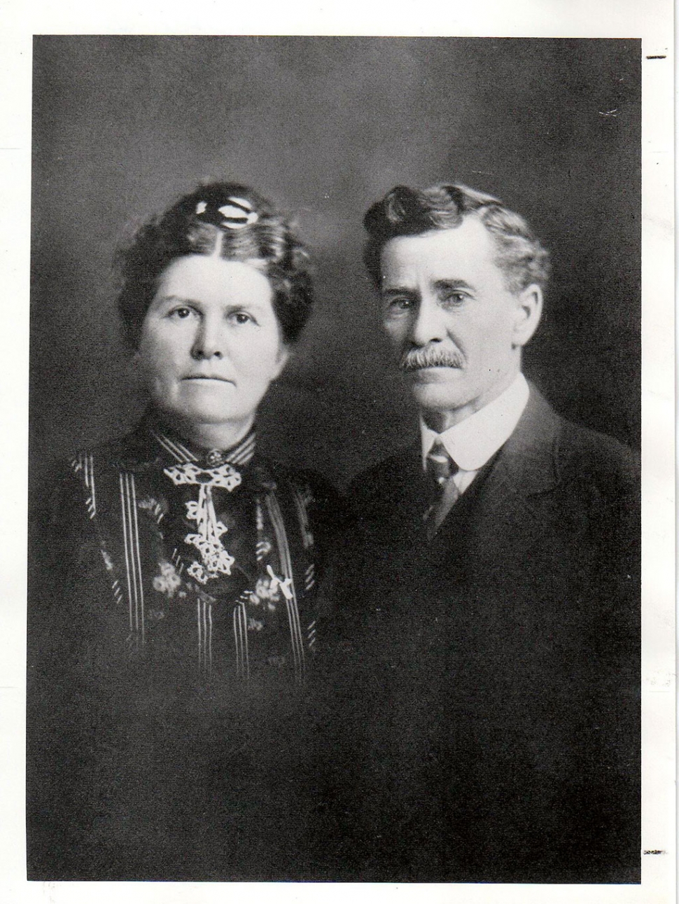 (l-r) Hattie Virginia and her husband George N. King. Photos courtesy Fillmore Historical Museum.
