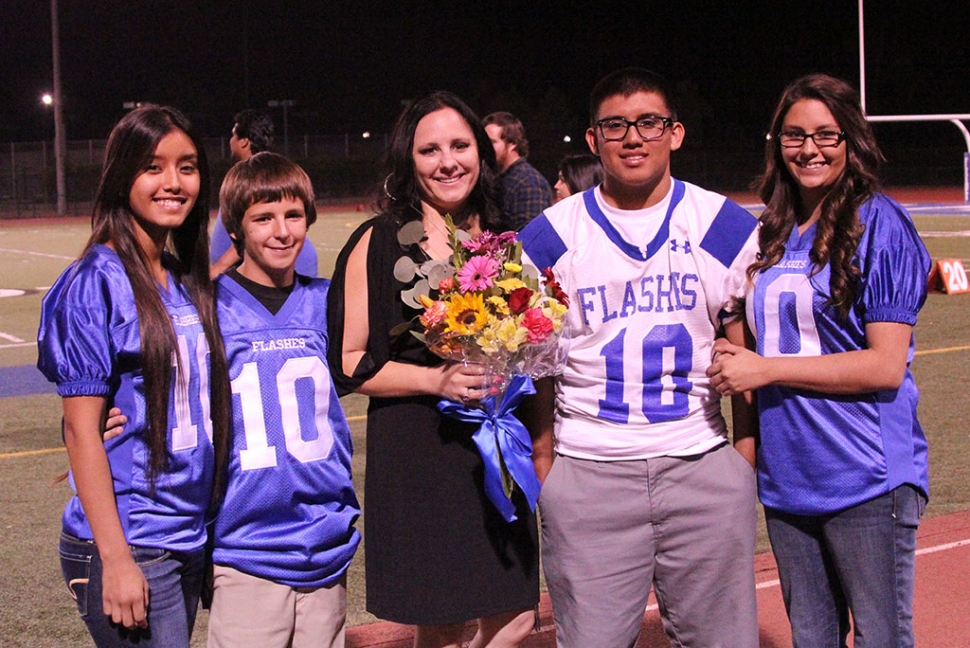 Homecoming Grand Marshall Trina Tafoya and Family