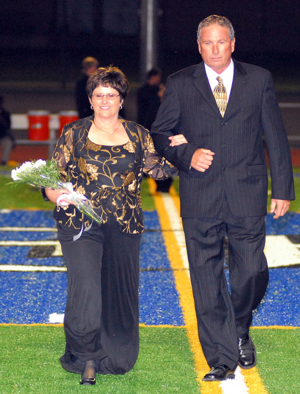 Barbara Lemons, escorted by husband Randy, was this year’s Grand Marshall.