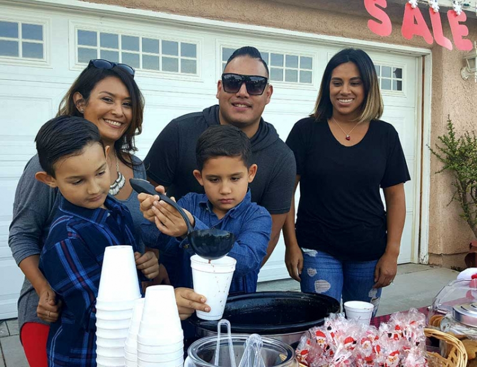 For the past 3 years Brendan Morales, mom Laura Morales, his best friend Colby Satterfield, mom Teresa Satterfield along with their uncle Christopher Zavala have made a large donation to the Fillmore Fire Departments Annual Toy Drive. The boys set up a stand in their driveway offering hot chocolate, goodies and arts and crafts for a donation. They will be out there this Saturday, December 2nd at 331 D Street from 4pm – 7pm. Last year the were able to raise over $300 for this good cause. 2016 photo courtesy of Sebastian Ramirez.