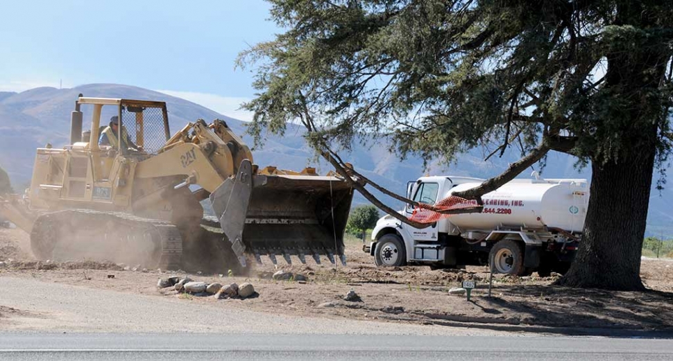 On Monday, November 13th crews were seen along Highway 126 between E and D Streets tearing down a burned out house. The house caught fire on October 23rd, along with a trailer and shed. Arson was determined, according to VC Sheriff Police Blotter.