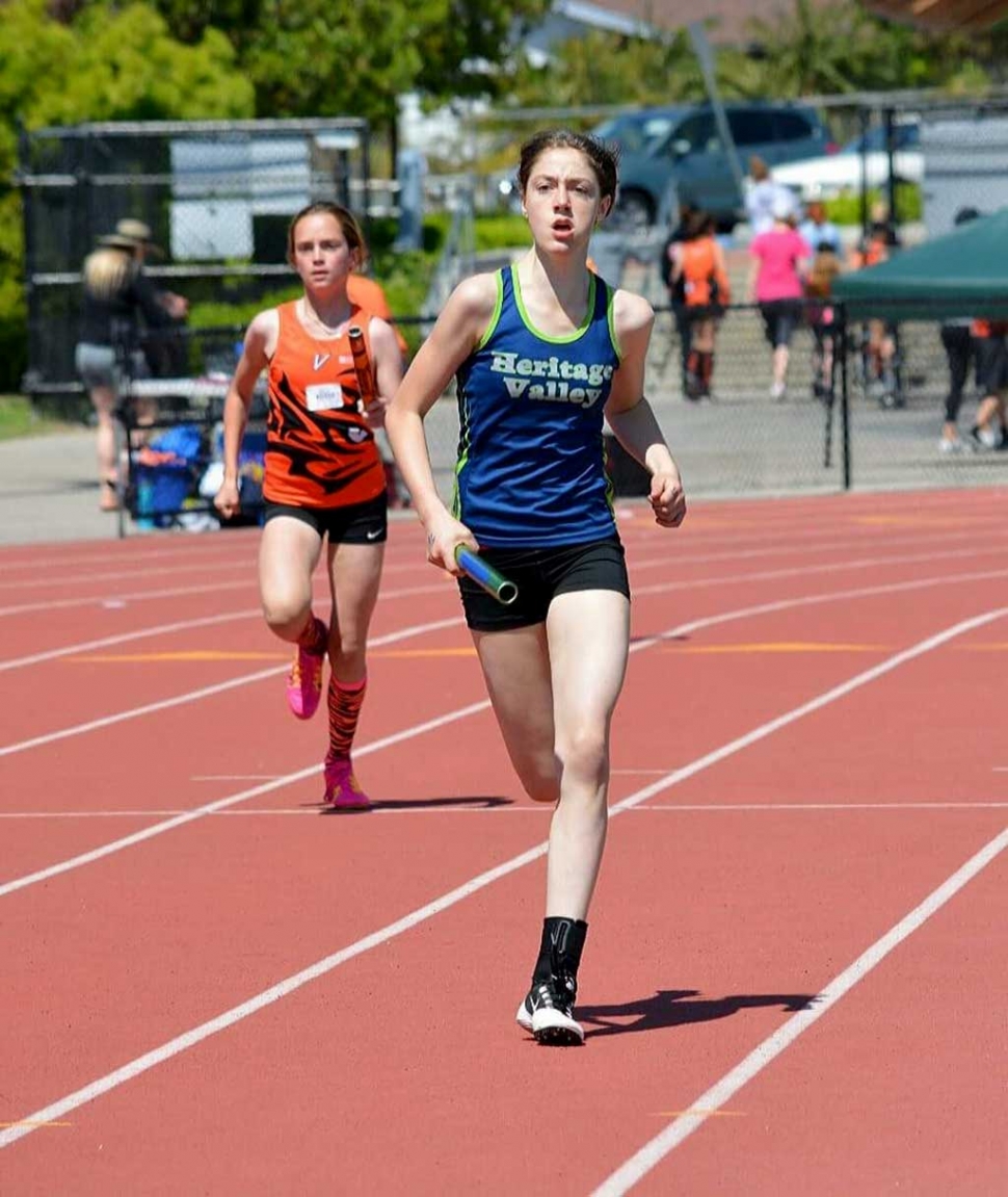 Ashlan Larson’s 4X400m relay team took first in the Youth Girls Division. She also won 2nd in the hurdles.