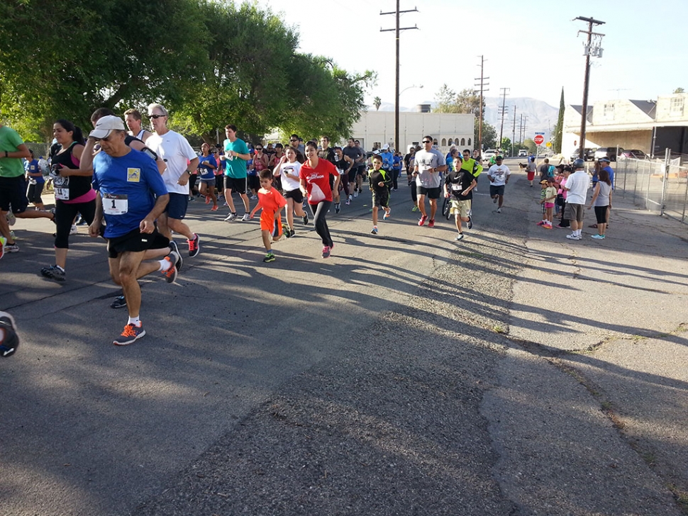 Start of the Heritage Valley 5-10K Run & Fitness Walk.