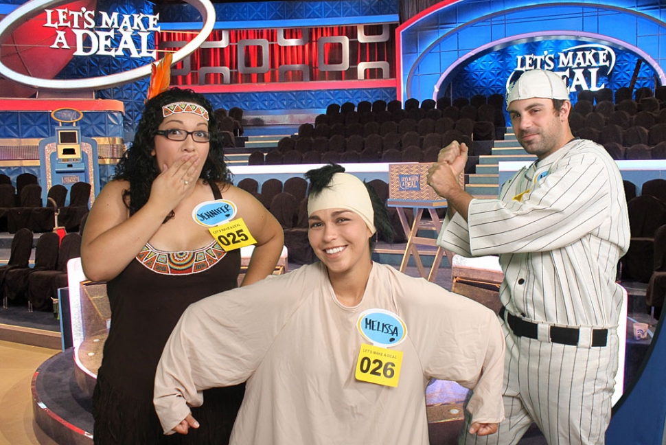 (center) Melissa Aguilar on Let’s Make a Deal