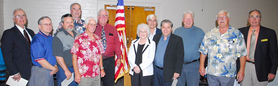 Pictured (in no order) and acknowledged are some of the people who make up Fillmore Lions Club a success, including Bill Dewey, Bill Edmonds, Joe Woodruff, Scott Lee, Paul Schifanelli, Melvin Jones, Ron Smith, Jim Austin, Sean and April Hastings, Walk Gonzales, Jack Stethem, and Mary Tipps.