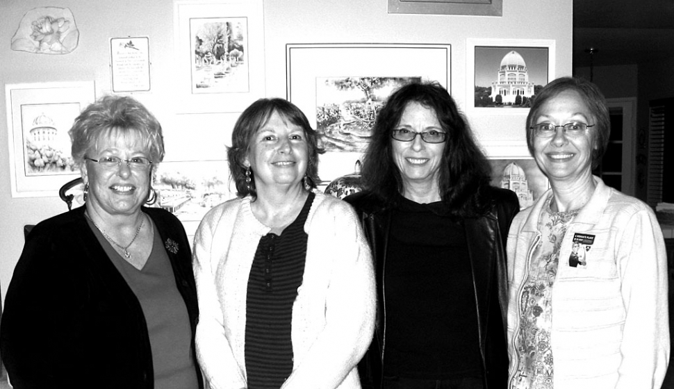 Pictured (l-r) Luanne Perez, Virginia Neuman, Lois Freeman Fox and Jan Faulkner.