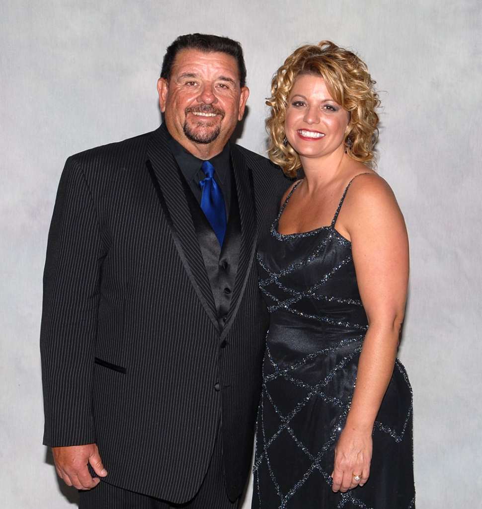 (l-r) Master of Ceremonies Richard Carrillo and Mistress of Ceremonies Denise Berrington.