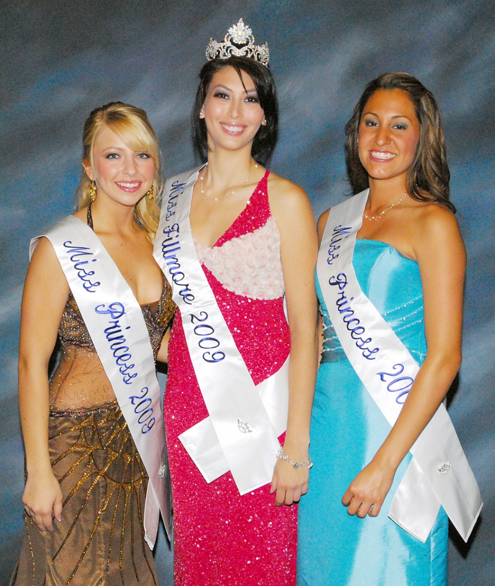 Pictured above (center) are Miss Fillmore Kyla Hernandez, (left) 1st Princess Janelle Burningham, and (right) 2nd Princess Torey Perez.