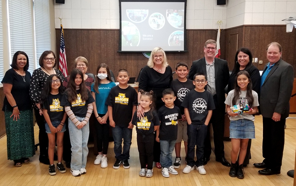 Mountain Vista Presents At FUSD School Board Meeting The Fillmore Gazette