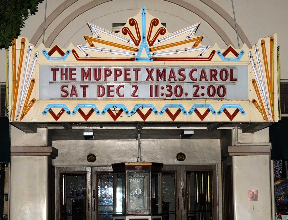 Some may have noticed the marquee in front of our historic Towne Theatre has changed recently. The Fillmore Towne Theatre will be hosting a special showing of “The Muppet Xmas Carol” this Saturday, December 2nd at 11:30am and 2:00pm, after the Annual Lion’s Club Christmas Parade. It’s a show for the whole family to enjoy as well as get in the Christmas
spirit.