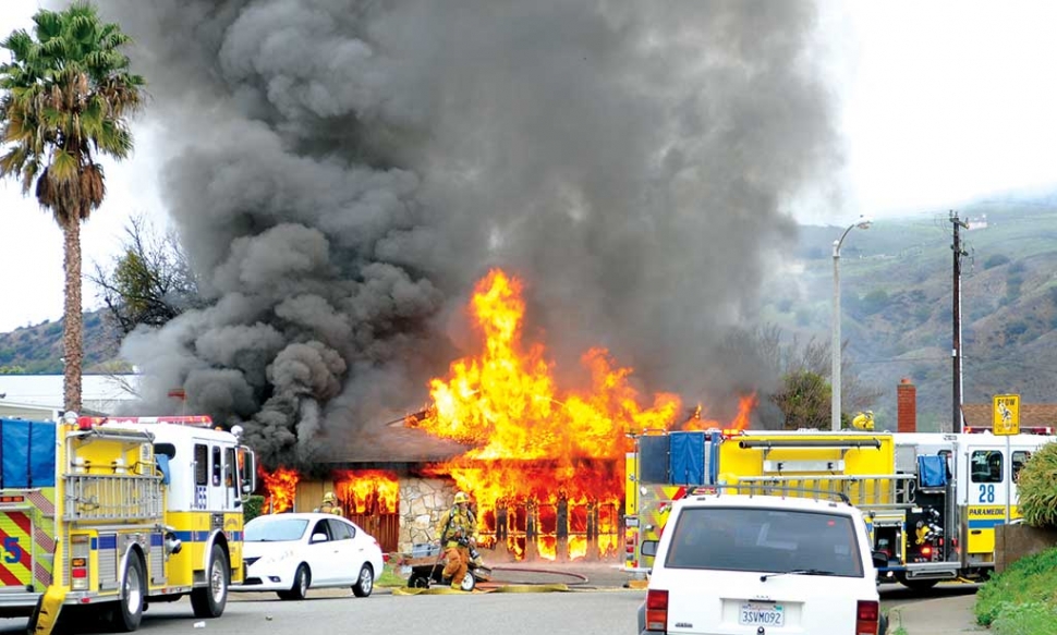 On Thursday January 5th at about 11:45am, Fillmore Fire Department responded to a house fire on Market St. & Cook Drive. Giant flames engulfed the entire house. Upon arrival flames could be seen from the end of the street. The was put out and no injuries were reported.