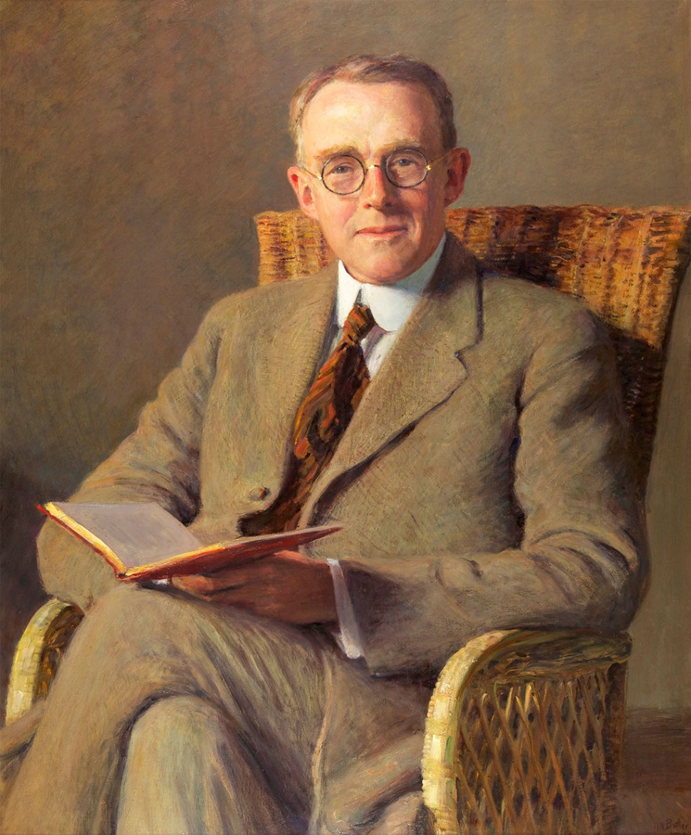 “Sherman Day Thacher” – Artist H.R. Butler – 1922.  On loan from Thacher School