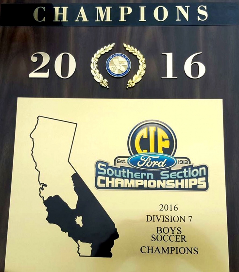 2016 CIF trophy.