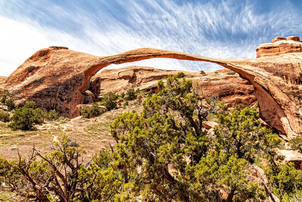 Photo of the Week: "Arches National Park, Utah, 5/15/2014" by Bob Crum. Canon 7D camera, Av mode, Tokina 11-16mm wide-angle lens @14mm. Exposure; ISO 1320, aperture f/11, 1/180 sec shutter speed.
