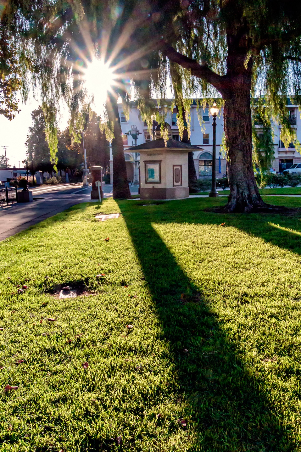 Photo of the Week: "Sunrays, Info Center and long gorgeous shadow" by Bob Crum. Photo data: Canon 7DMKII camera, manual mode, Tamron 16-300mm lens @ 17mm. Exposure; ISO 5000, lens aperture f/22, 1/320 sec shutter speed.