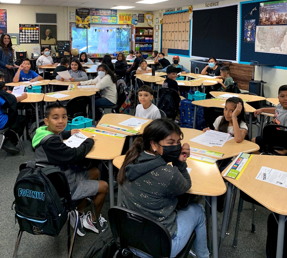 Fillmore Unified School District kicked off the 2022 school year this past week. It was all smiles at Piru Elementary as they welcomed both new and returning students and their families. Pictured are Piru Elementary students getting settled into class and checking out their new supplies. Photo credit blog.fillmoreusd.org