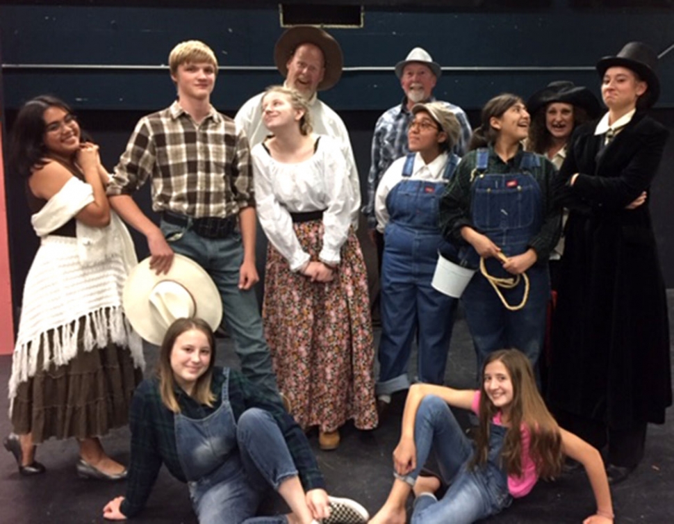 Pictured above is the cast of Fillmore High School’s Drama Production for this year’s play “Trouble in Dustville” opening November 2nd. Photos courtesy Joe Woods.