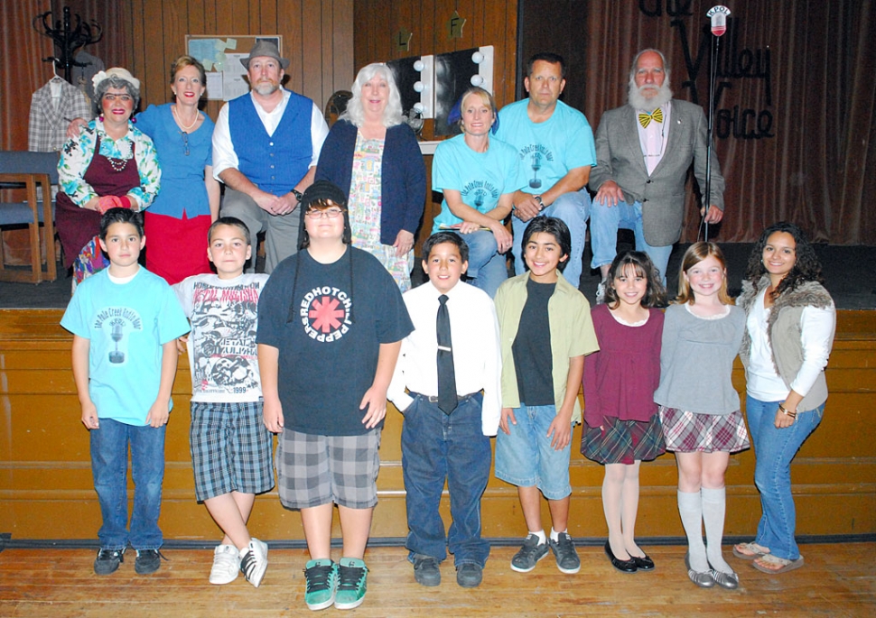 Pictured are 15 of the 20 Sespe Players, in no order: Janet Foy, Steven Asenas, Pat Burdick, Joel Torres, Drew Ferguson, Rachel Cone, Linda Burdick, Cathy Mittan, Ken Mittan, John Foy, Rafael Magana, Gabriella Munoz, Madeline Munoz, Joe Ross Giunta, Lizabeth Magana, Chris Berrington, Tyler Palacio, Blake Palacio, Dennis Decuir, and Chris Villegas.