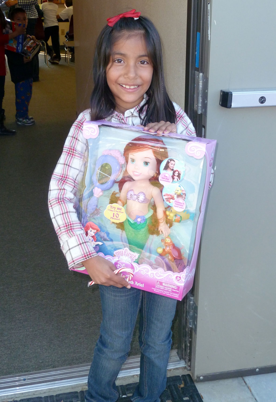 Bethany was very happy for her gift.