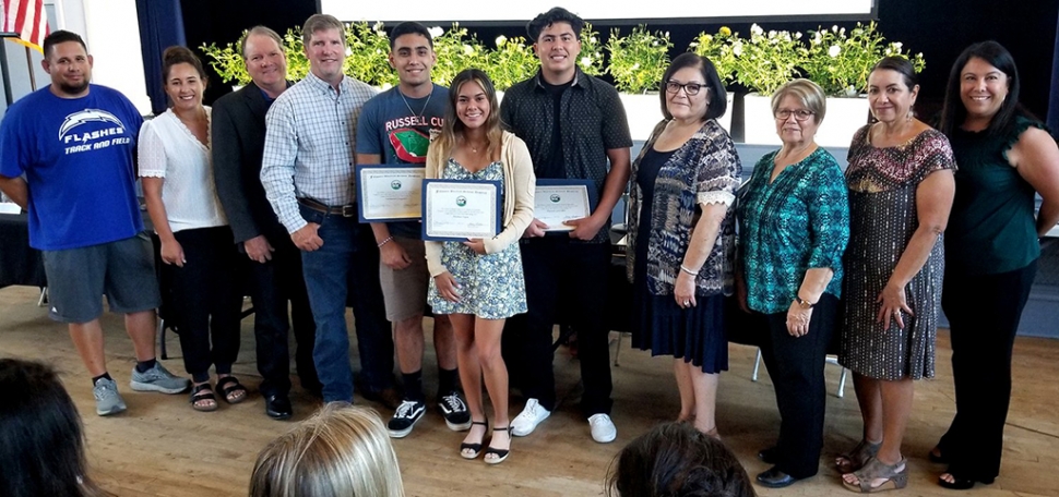 Spring 1st Team All League TRACK AND FIELD: Michael Camilo Torres, Alianna Tapia, Makhi Hooker, Nathaniel Ocegueda, and Davian Gonzalez.