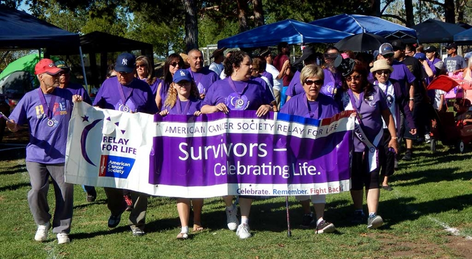 Pictured is a group from Relay for Life 2016 starting the Survivor lap, which kicked-off last year’s relay. Photo Courtesy Relay for Life Fillmore-Piru.