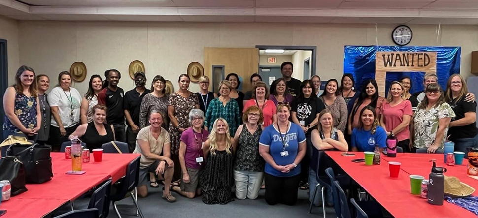 Last week, at Mountain Vista Elementary School, staff and faculty said Congratulations to Mrs. Fitzgerald on her retirement! Thank you for 26 years of service to the students of Fillmore Unified. Enjoy Oklahoma! Photos Courtesy Mountain Vista Elementary.