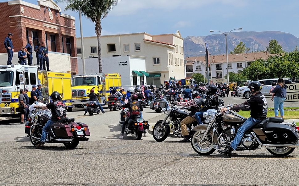 2022 Sgt. Helus Ride for the Blue Stops in Fillmore The Fillmore