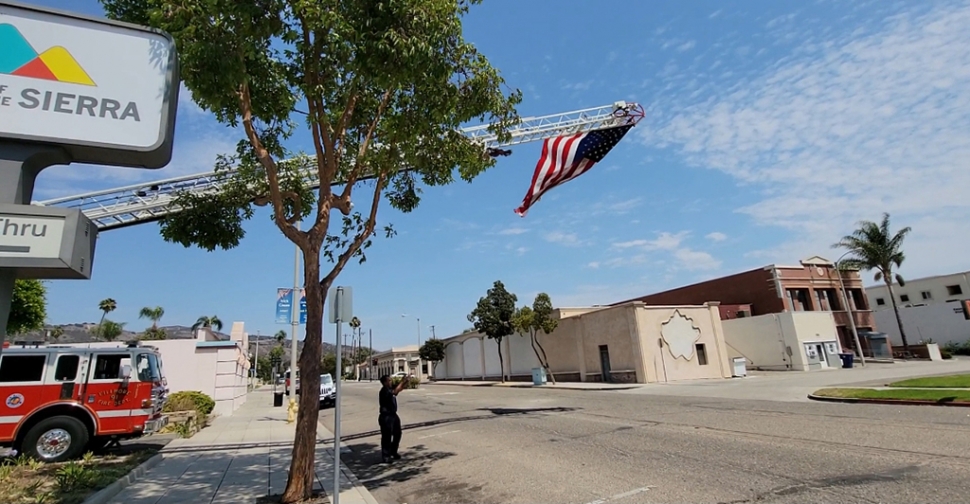 On Saturday, July 10th, 2021, members from the Ventura County Sheriff’s Office and the community participated in the 2021 Sgt. Ron Helus Ride for Blue motorcycle ride to honor those working the front lines of public safety. Gathered in front of the Fillmore Police Station were members who participated in the ride through Fillmore, with their families, the Fillmore Fire Department, along with others from the community who participated in this year’s event.