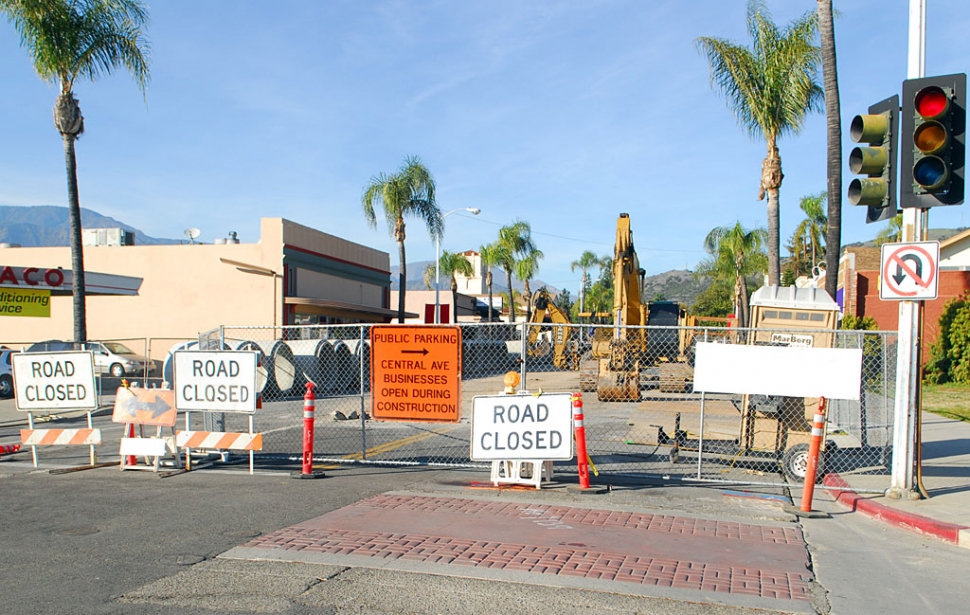 Central Avenue, at Sespe Street, will be closed between Sespe and Kensington Avenue until January 22th. The city is continuing its new storm drain installation which it suspended for the holidays. “The ultimate Central Avenue Storm Drain will dramatically reduce the flooding problems experienced in 1995 and other floods,” said Public Works Director Bert Rapp in April 2008. “It provides drainage to the area of east Fillmore that was built between 1910 and 1940’s and has no storm drains. It will divert the water to the Santa Clara River before it causes flood problems.”