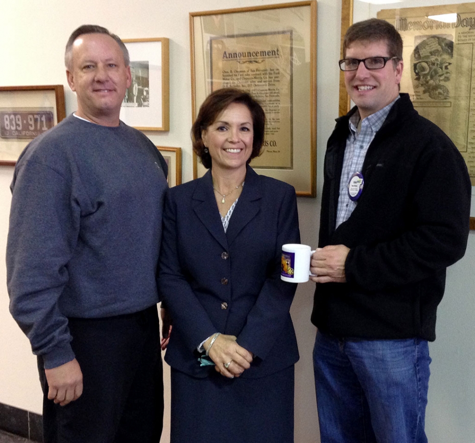 Program Chair Brian Richmond presented Judge Patty Murphy, who discussed the effects of Prop. 47 on the Judicial system. Sean Morris presented Patty with a Rotary mug.