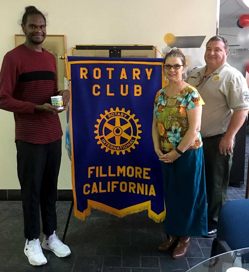 Fillmore Rotary Welcome Exchange Student. Josh Cox, our Rotary Exchange student, from Australia, presented a program on his family and country.