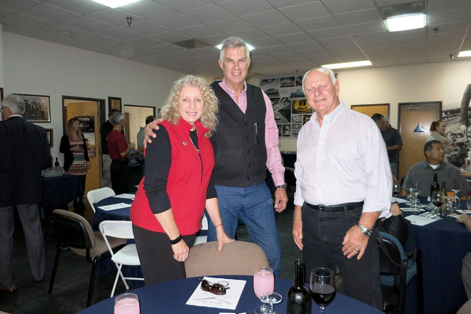 The Rotary Club of Fillmore celebrated their annual Christmas Party on December 10. Viki and Ed McFadden and Dick Richardson enjoying the Christmas party.