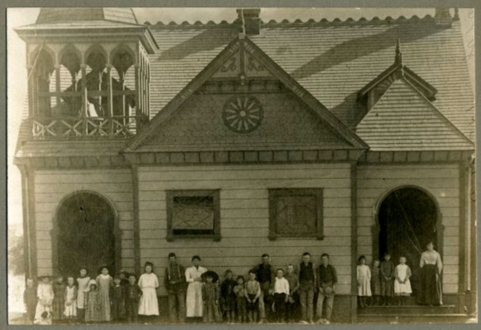 Sespe School, which was located on Grand Avenue back in 1890. Photos Courtesy Fillmore Historical Museum.