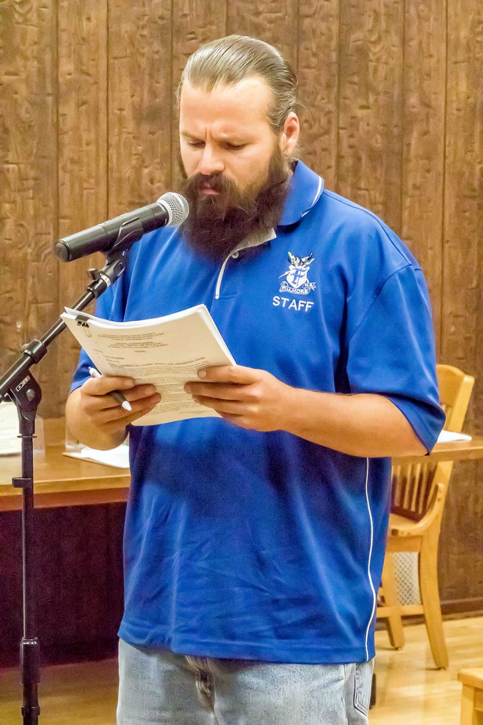 Brian Ricards. Photo by Bob Crum.