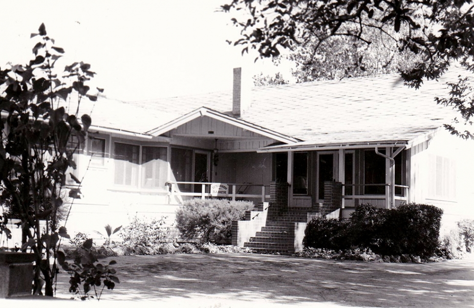 McNab house on First Street and Saratoga. It was originally built on Catalina Island and moved to its current location.